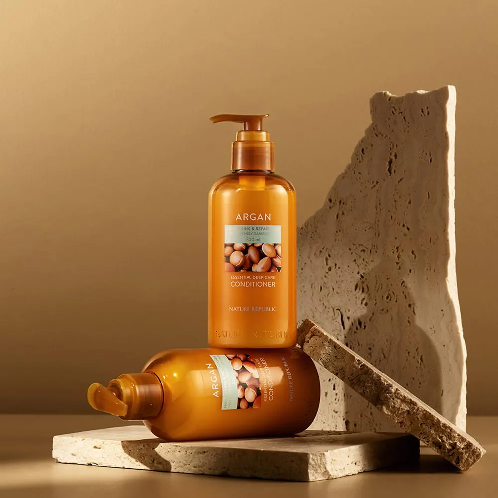 Nature Republic Argan Essential Deep Care Conditioner - 300 ml thumbnail 4