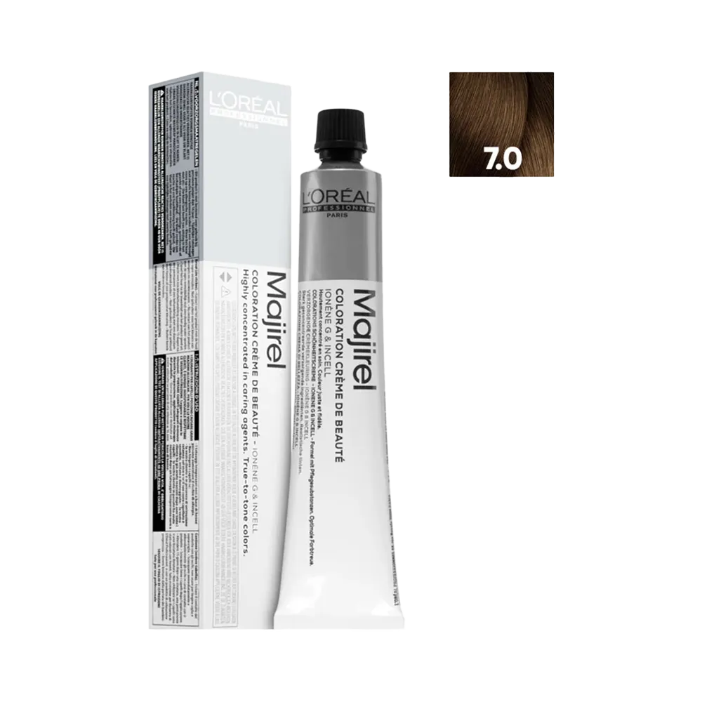 L'Oreal Paris Majirel Hair Color - 7 Medium Blonde thumbnail 1