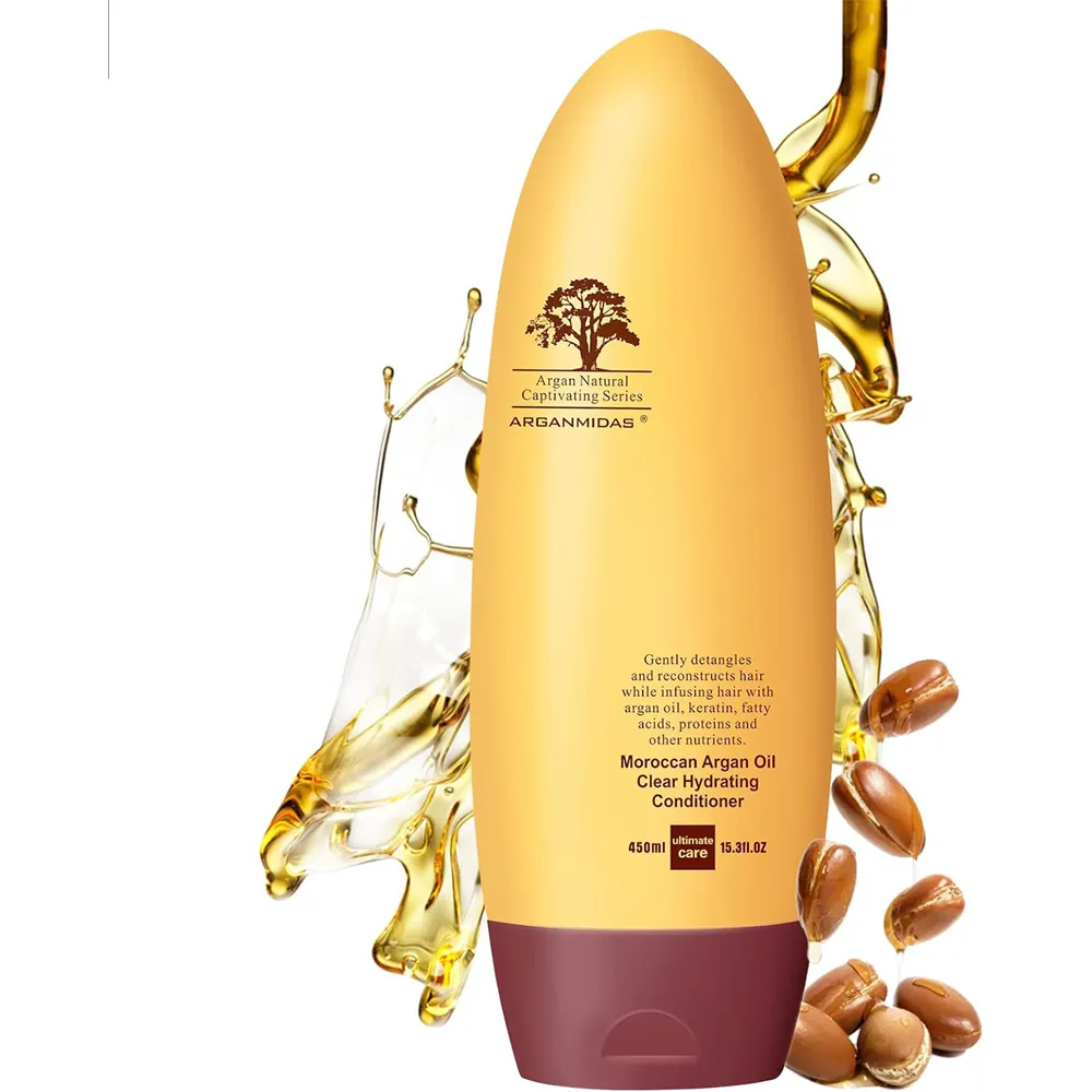 Arganmidas Moroccan Argan Oil Clear Hydrating Conditioner - 450 ml thumbnail 5