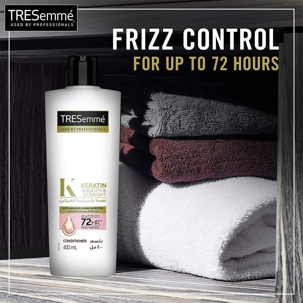 TRESemme Keratin Smooth & Straight Conditioner - 400 ml thumbnail 3