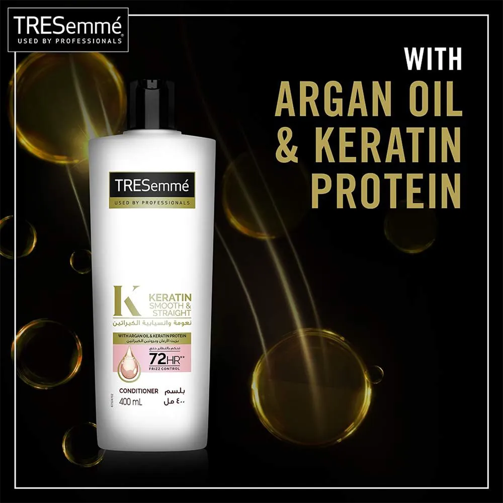 TRESemme Keratin Smooth & Straight Conditioner - 400 ml thumbnail 4