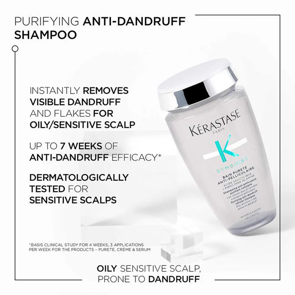 Kerastase Symbiose Bain Pureté Anti-Dandruff Shampoo - 250 ml thumbnail 4