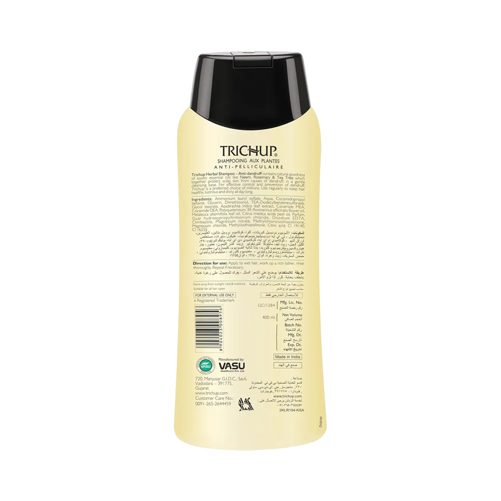 Trichup Anti-Dandruff Shampoo - 400 ml thumbnail 2