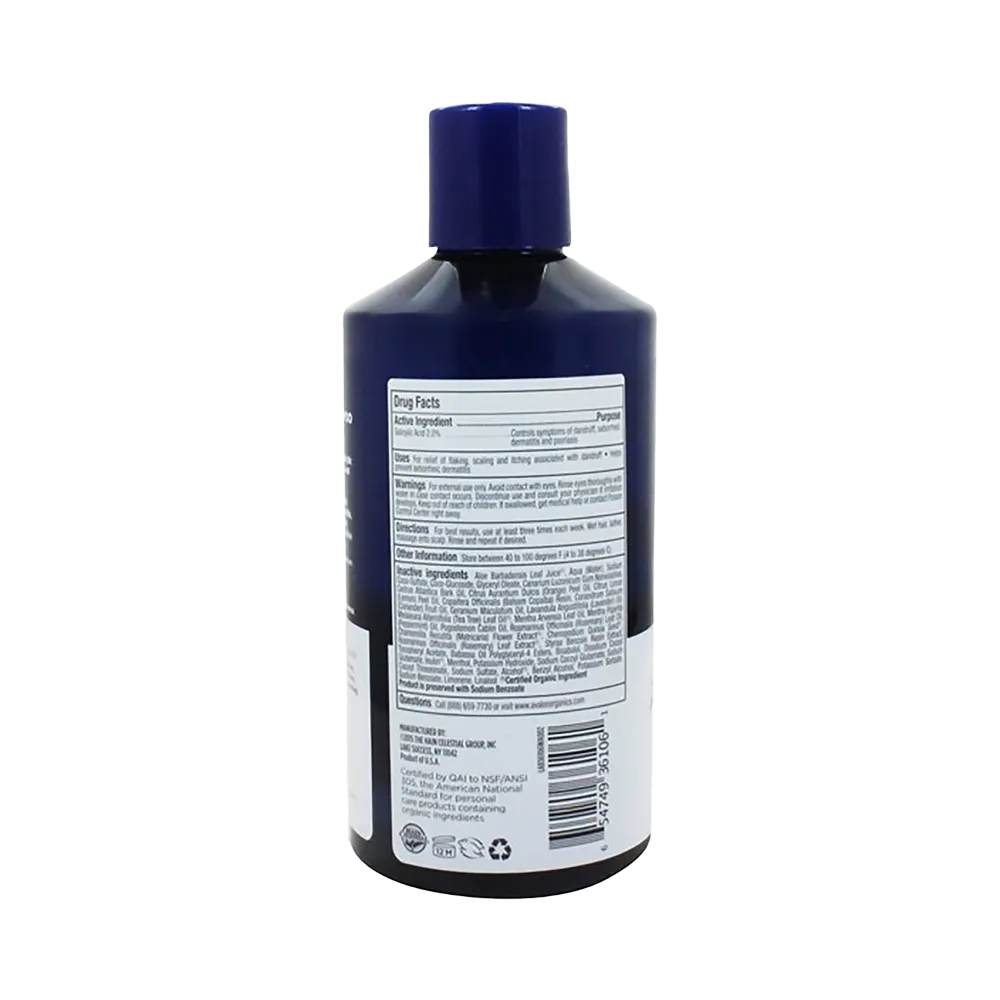 Avalon Organics Anti-Dandruff Shampoo - 414 ml thumbnail 2