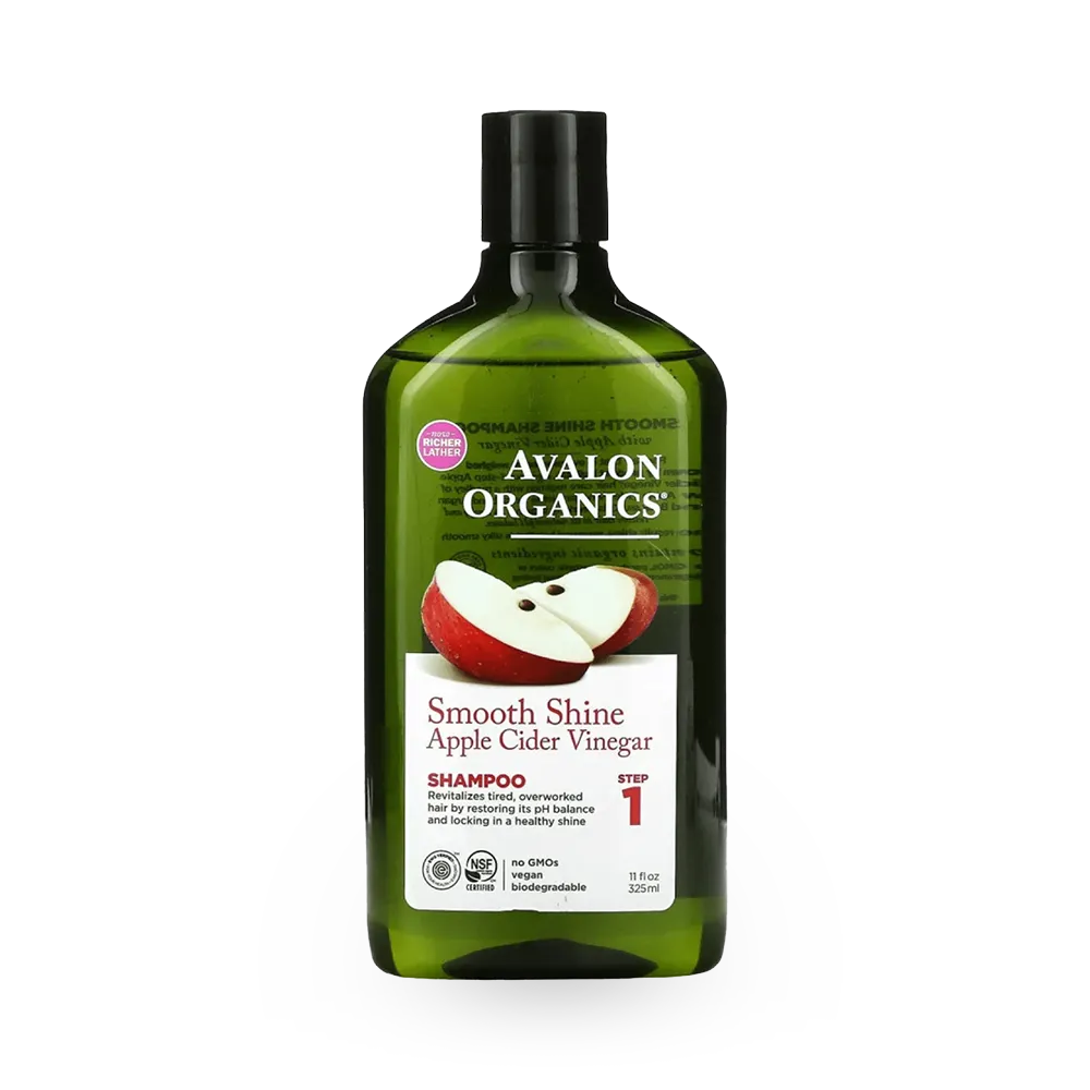 Avalon Organics Smooth Shine Apple Cider Vinegar Shampoo - 325 ml thumbnail 1