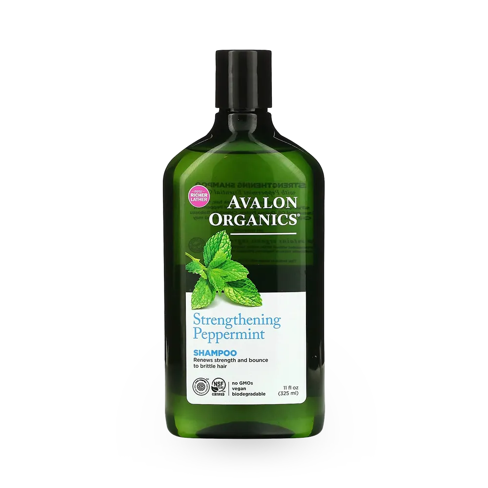 Avalon Organics Strengthening Peppermint Shampoo - 325 ml thumbnail 1
