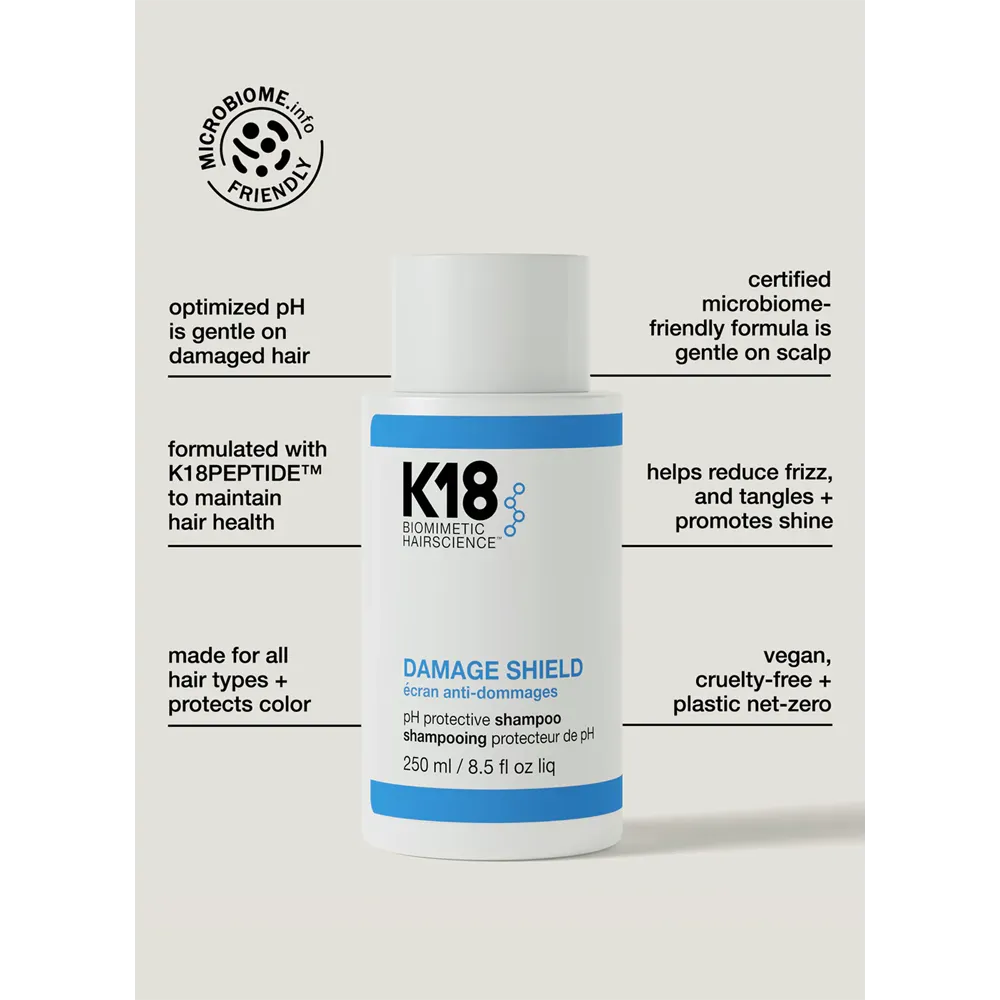 K18 Damage Shield pH Protective Shampoo - 250 ml thumbnail 2