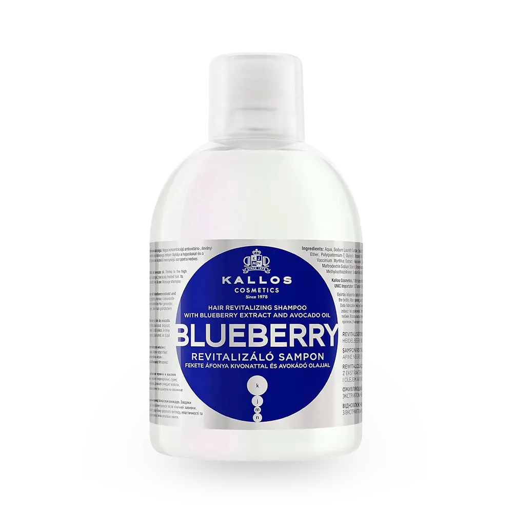 Kallos Blueberry Revitalizing Shampoo - 1000 ml thumbnail 1