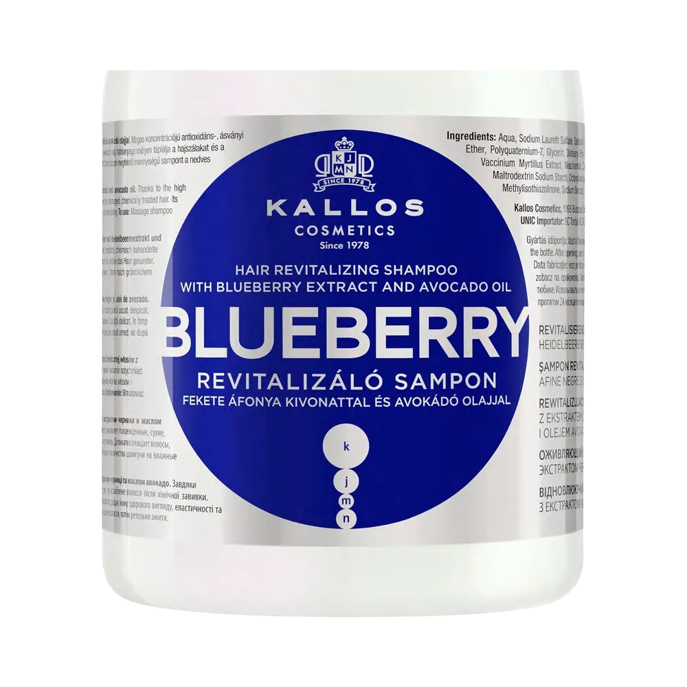 Kallos Blueberry Revitalizing Shampoo - 1000 ml thumbnail 2