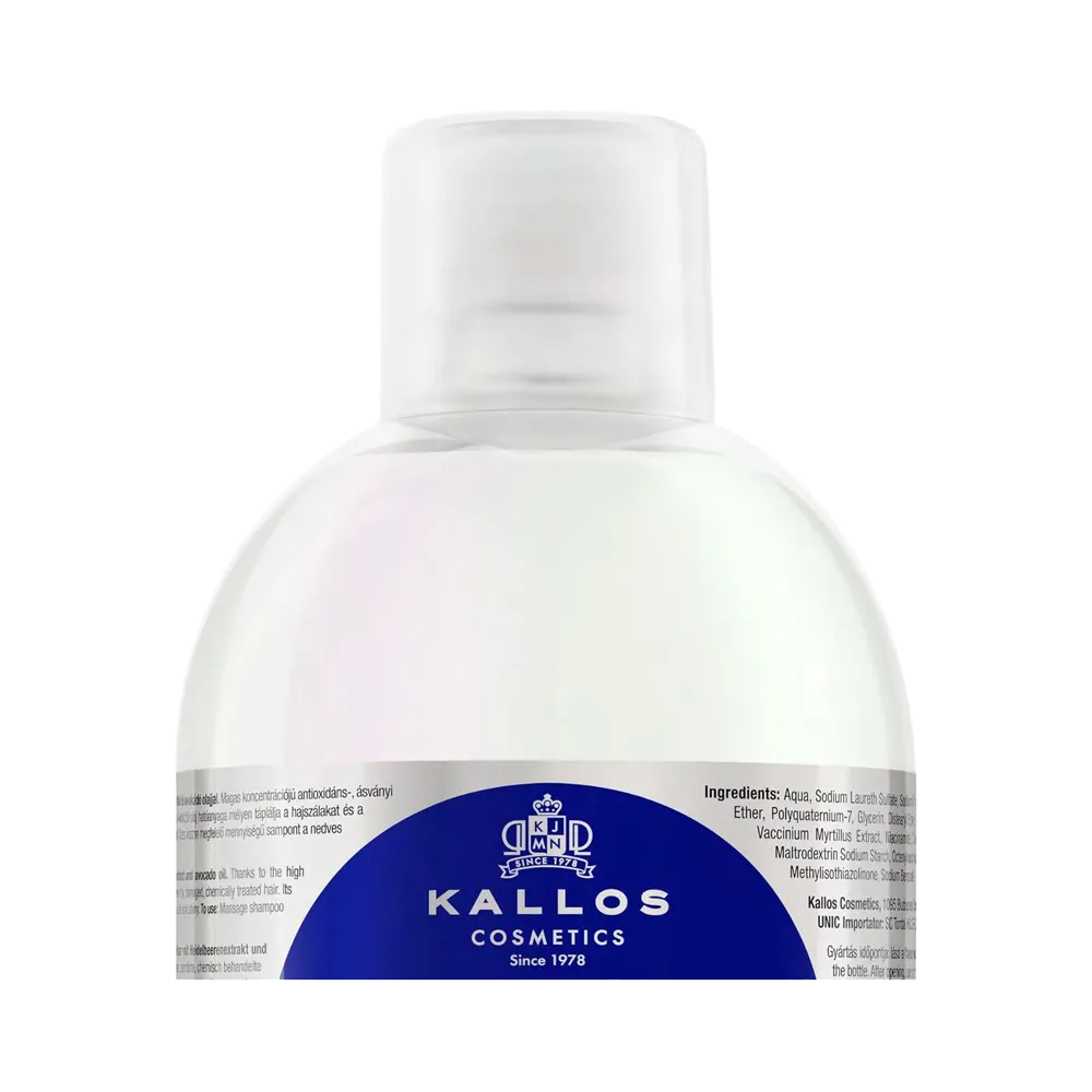 Kallos Blueberry Revitalizing Shampoo - 1000 ml thumbnail 3