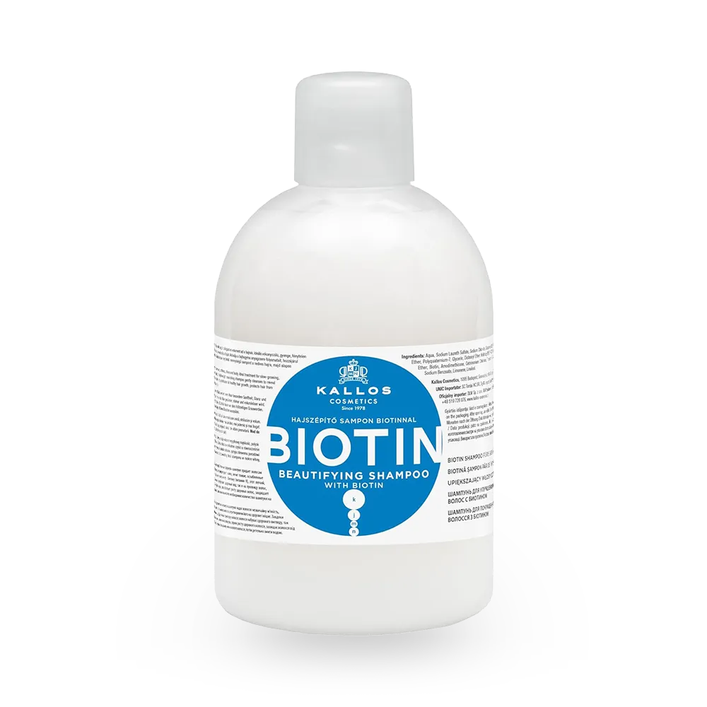 Kallos Biotin Beautifying Shampoo - 1000 ml thumbnail 1