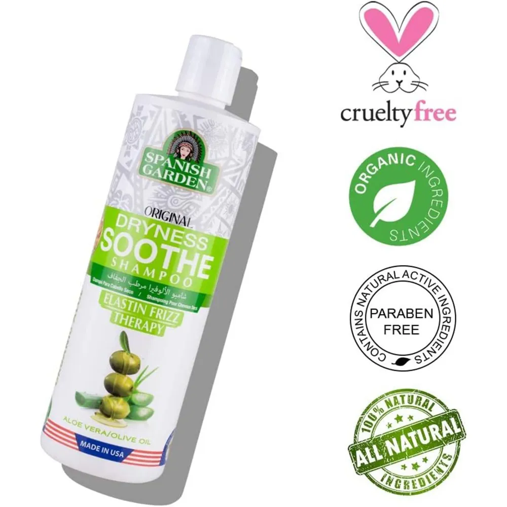 Spanish Garden Elastin Frizz Therapy Dryness Soothe Shampoo - 450 ml thumbnail 4