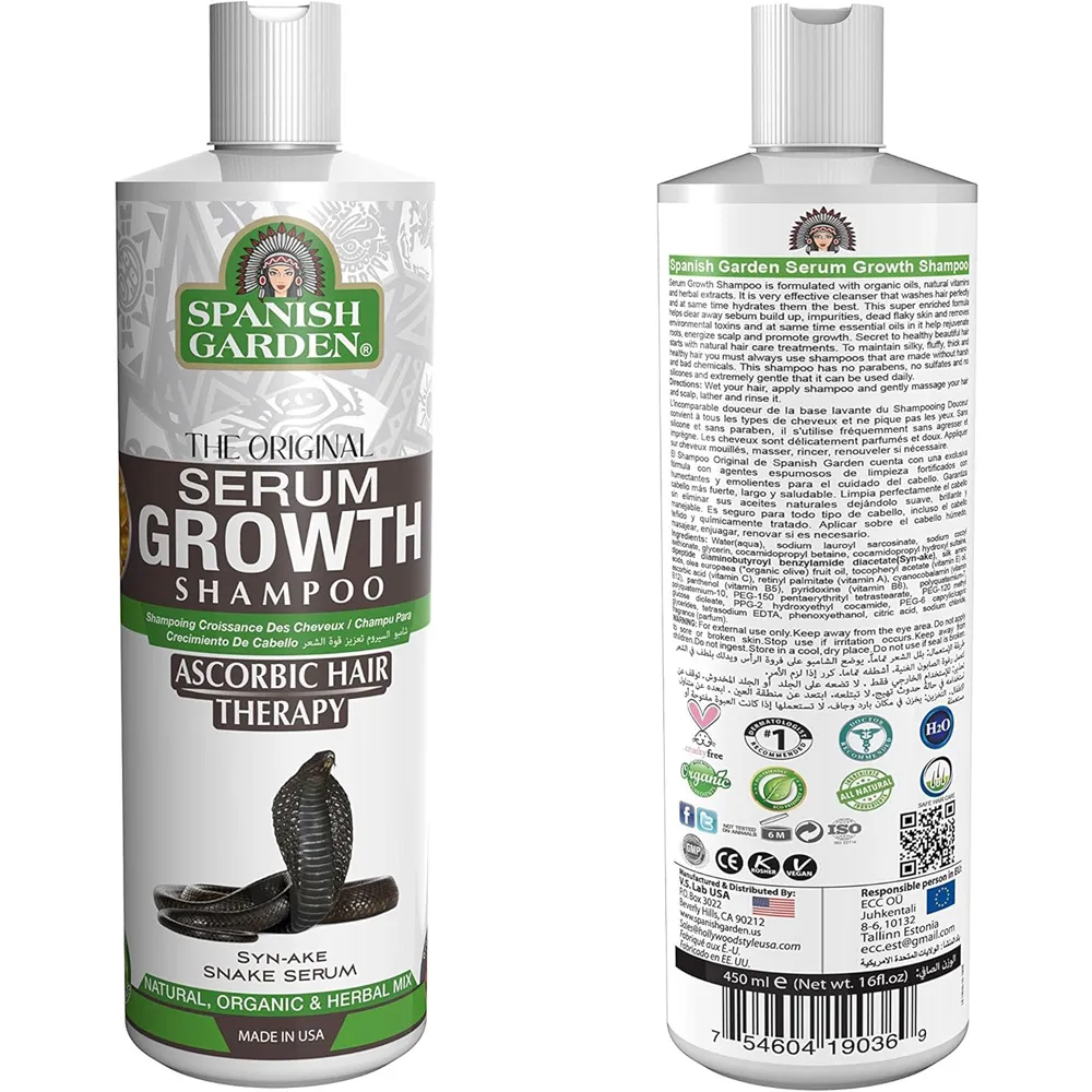 Spanish Garden Ascorbic Hair Therapy Hair Grow Shampoo - 450 ml thumbnail 2