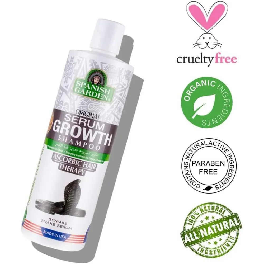 Spanish Garden Ascorbic Hair Therapy Hair Grow Shampoo - 450 ml thumbnail 5