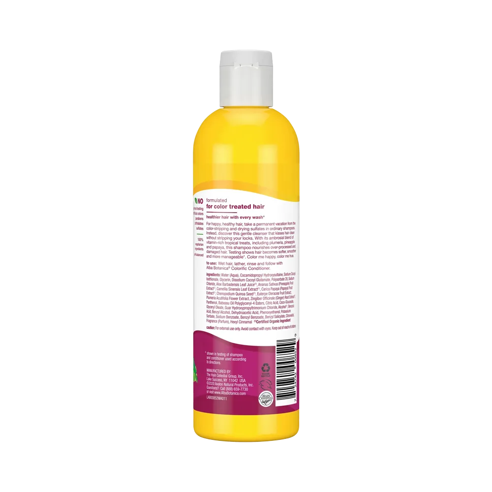 Alba Botanica Plumeria Colorific Shampoo - 355 ml thumbnail 2
