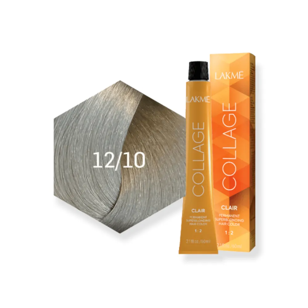 Lakme Collage Clair Permanent Superblonding Hair Color - 12/10 Blonde thumbnail 3