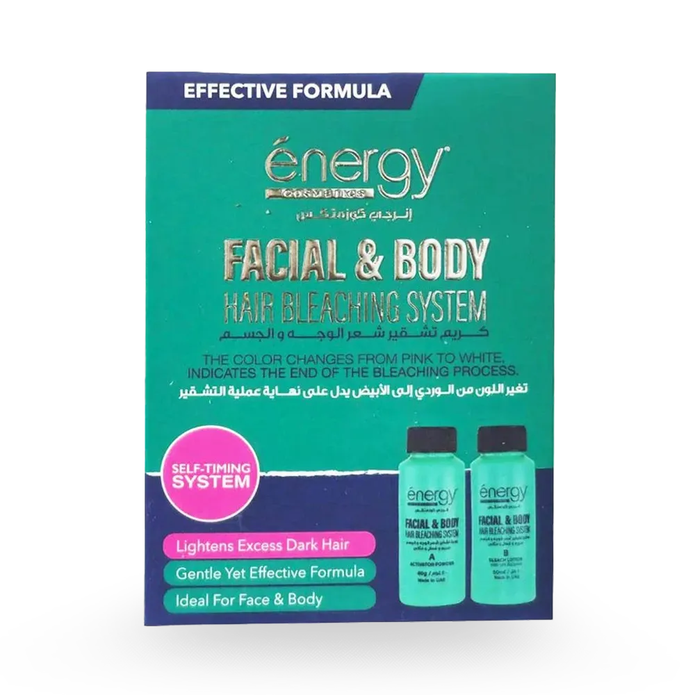 Energy Cosmetics Facial And Body Hair Bleaching System thumbnail 1