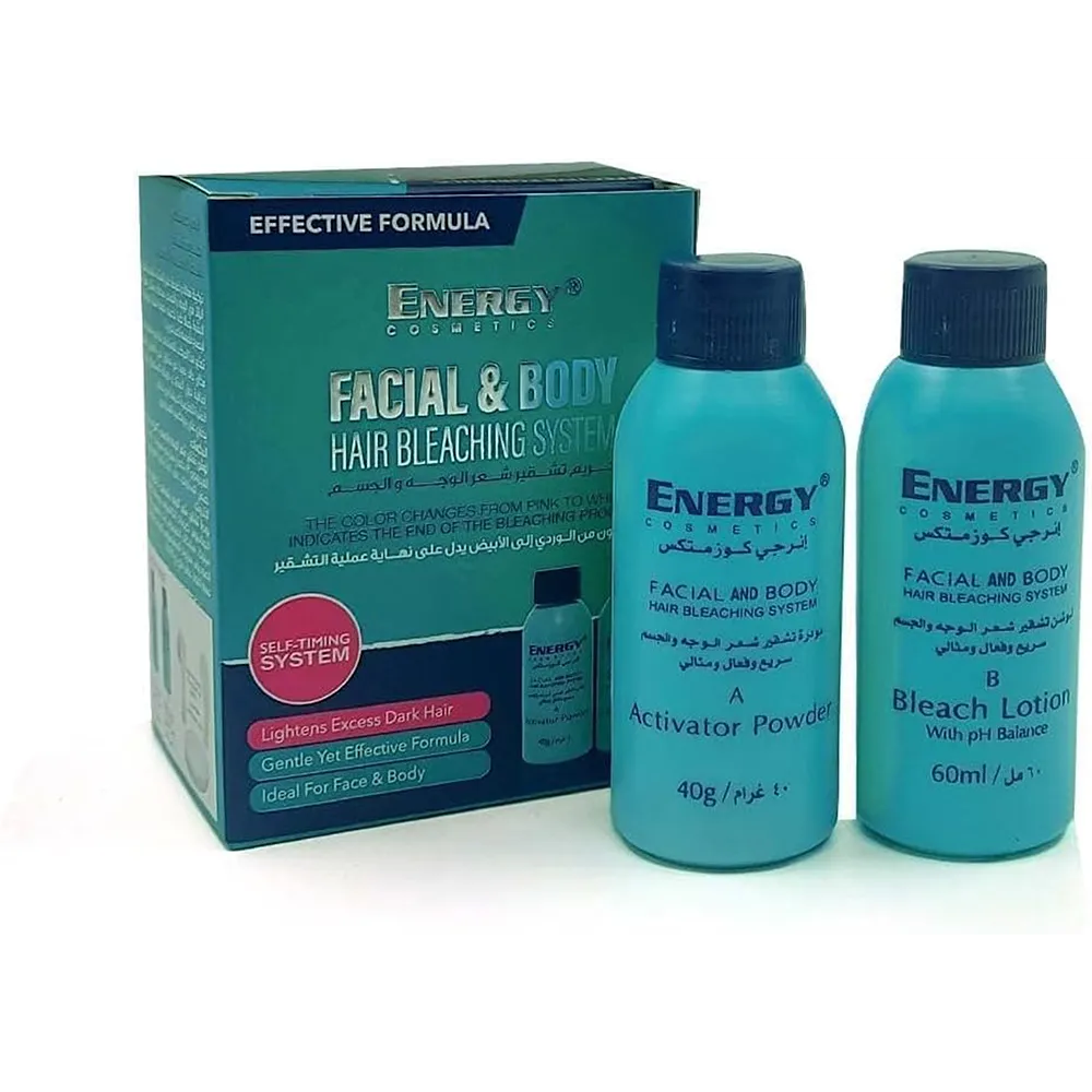 Energy Cosmetics Facial And Body Hair Bleaching System thumbnail 2