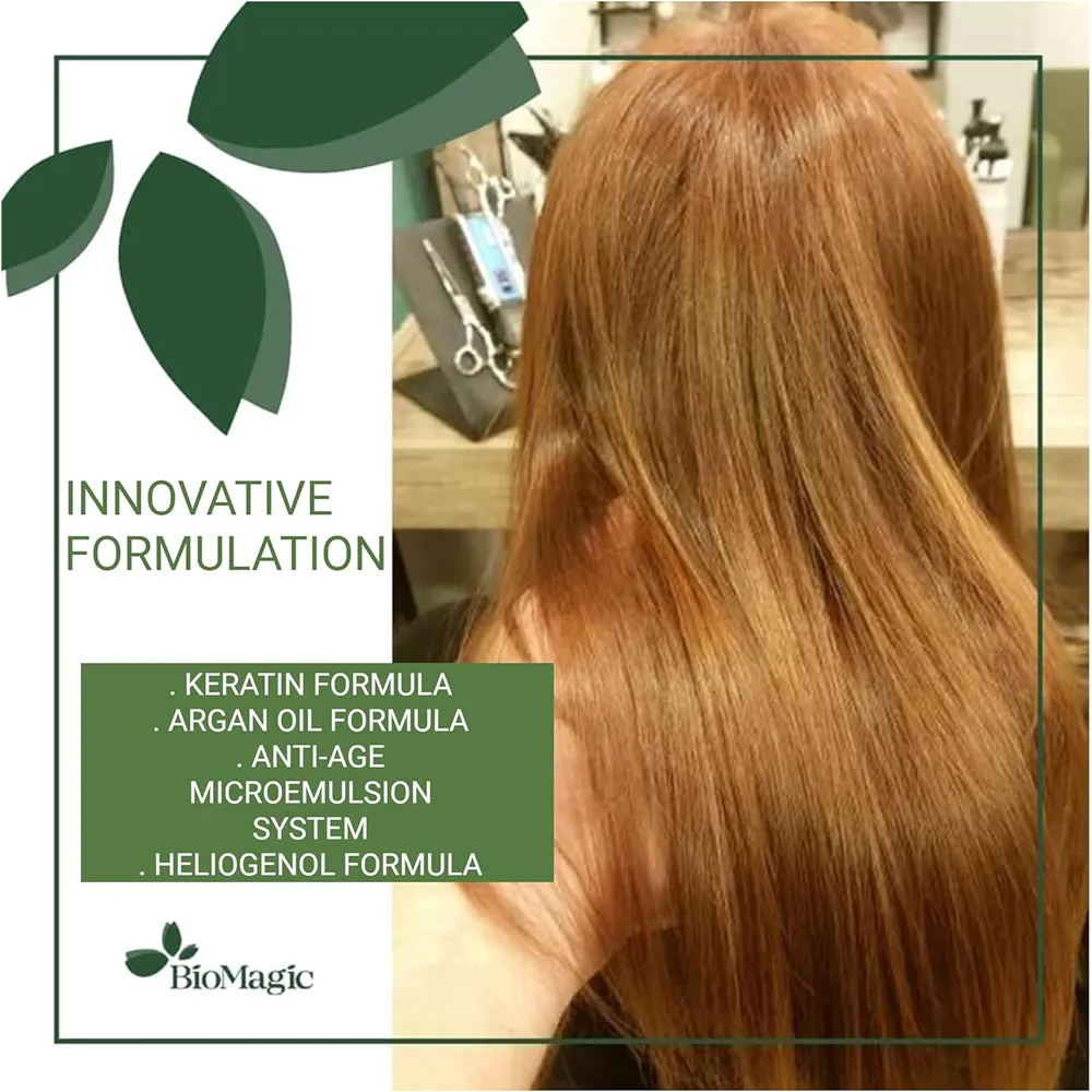 BioMagic Keratin and Argan Oil Hair Colour Cream - Light Brown (5.00) thumbnail 3