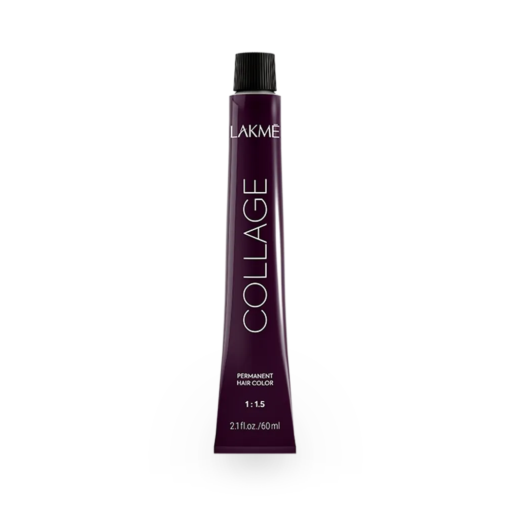 Lakme Collage Permanent Hair Color - 1/00 Black (60 ml) thumbnail 1