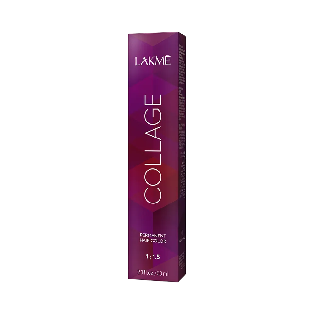 Lakme Collage Permanent Hair Color - 6/17 Ash Blue Dark Blonde thumbnail 2