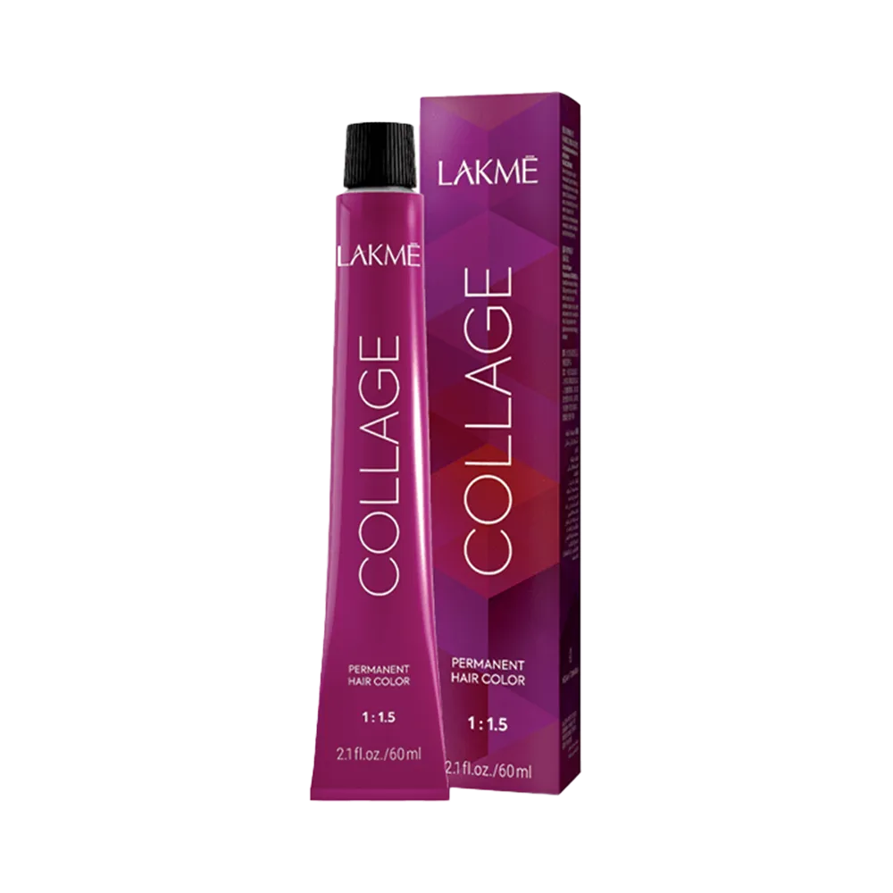 Lakme Collage Permanent Hair Color - 8/60 Chestnut Light Blonde (60 ml) thumbnail 2
