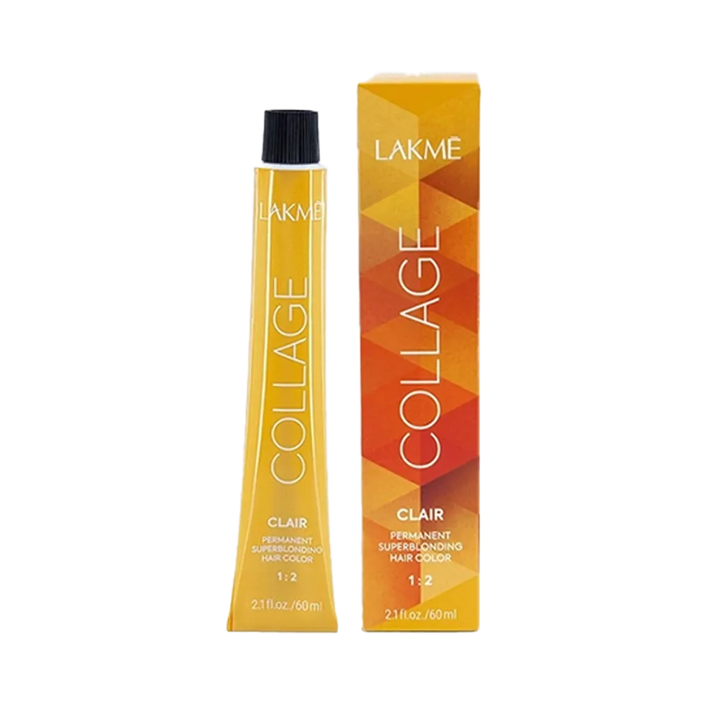 Lakme Collage Permanent Hair Color - 12/20 Super Light Pearl Blonde (60 ml) thumbnail 1