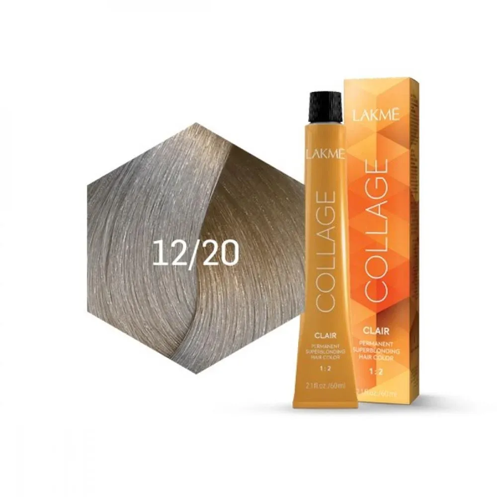 Lakme Collage Permanent Hair Color - 12/20 Super Light Pearl Blonde (60 ml) thumbnail 2