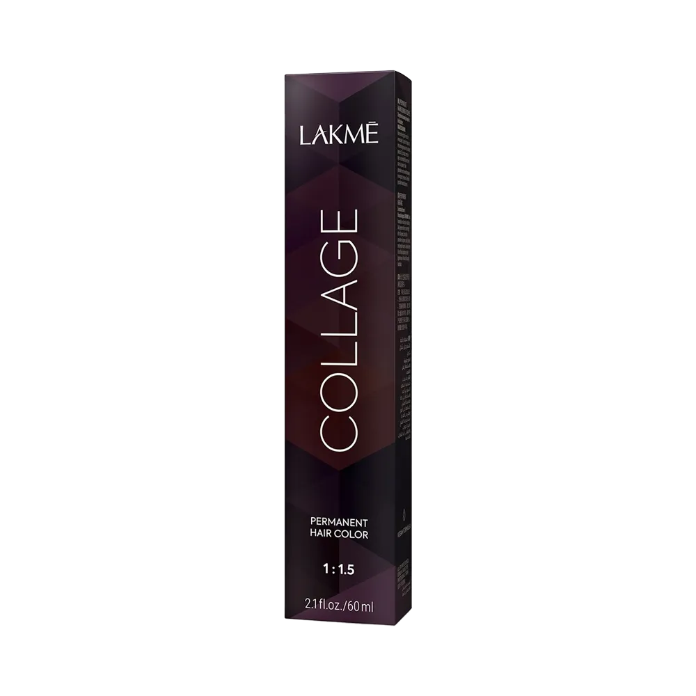Lakme Collage Permanent Hair Color - 4/00 Medium Brown thumbnail 2