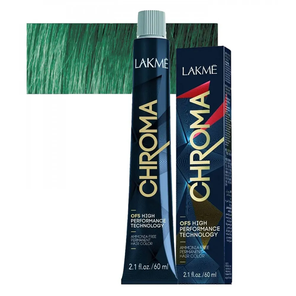 Lakme Chroma Permanent Hair Color - 0/10 Green thumbnail 4