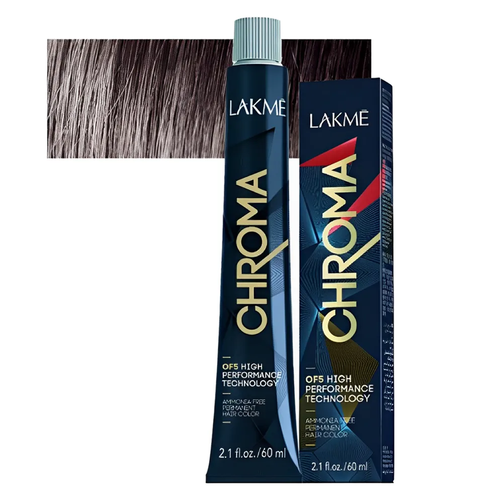 Lakme Chroma Permanent Hair Color - 5/00 Light Brown thumbnail 3