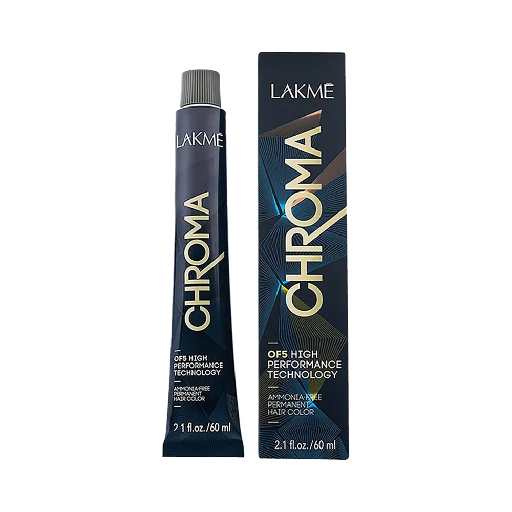 Lakme Chroma Permanent Hair Color - 1/00 Black (60 ml) thumbnail 2
