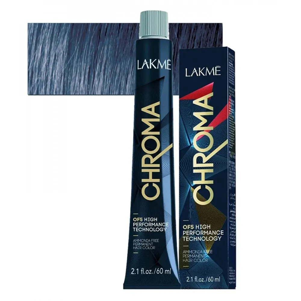 Lakme Chroma Permanent Hair Color - 0/70 Blue thumbnail 4