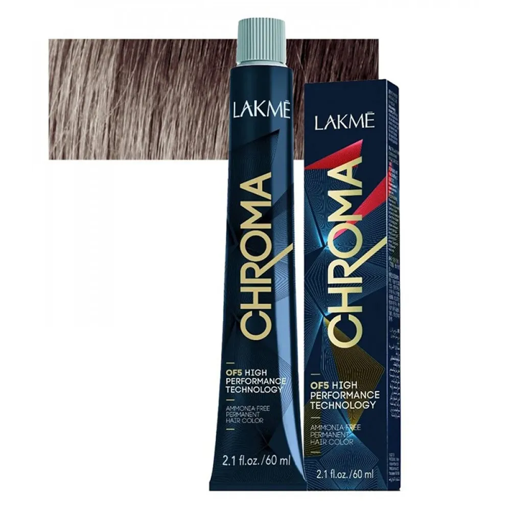 Lakme Chroma Permanent Hair Color - 6/17 Blue Ash Dark Blonde thumbnail 4