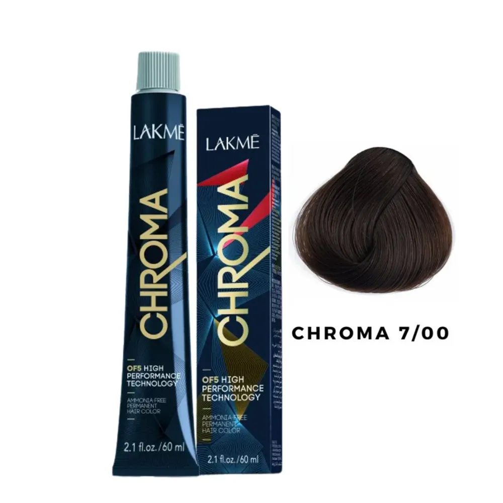 Lakme Chroma Permanent Hair Color - 7/00 Medium Blonde thumbnail 3