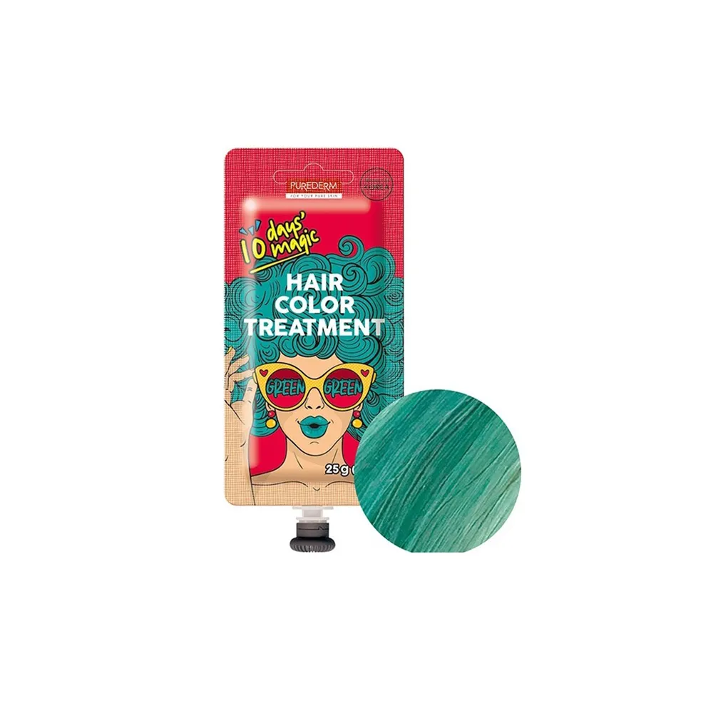 Purederm 10 Days' Magic Hair Color Treatment - Green thumbnail 2