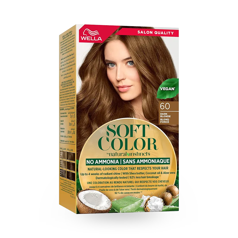 Wella Soft Color Kit - 60 Dark Blonde thumbnail 1