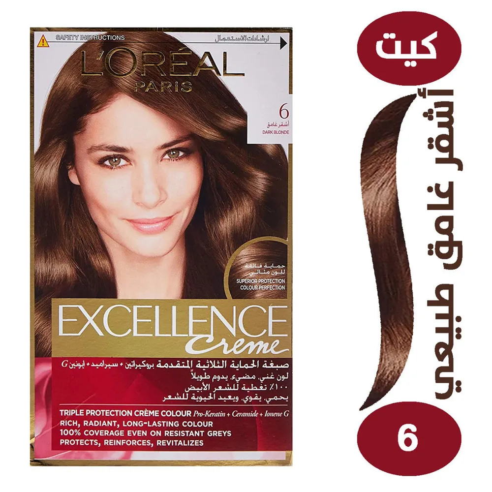 L’Oréal Paris Excellence Creme - 6 Dark Blonde thumbnail 3