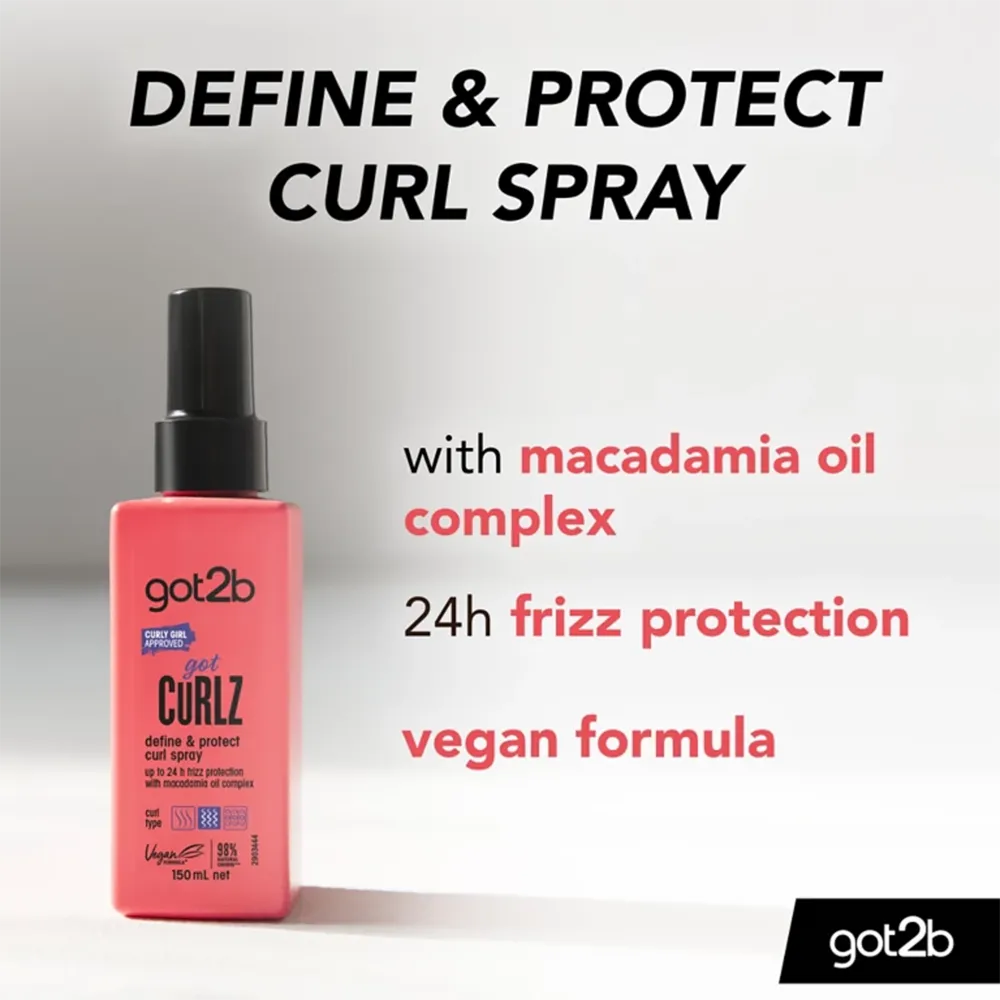 Got2B Gotcurlz Define & Protect Hairspray  - 150 ml thumbnail 2