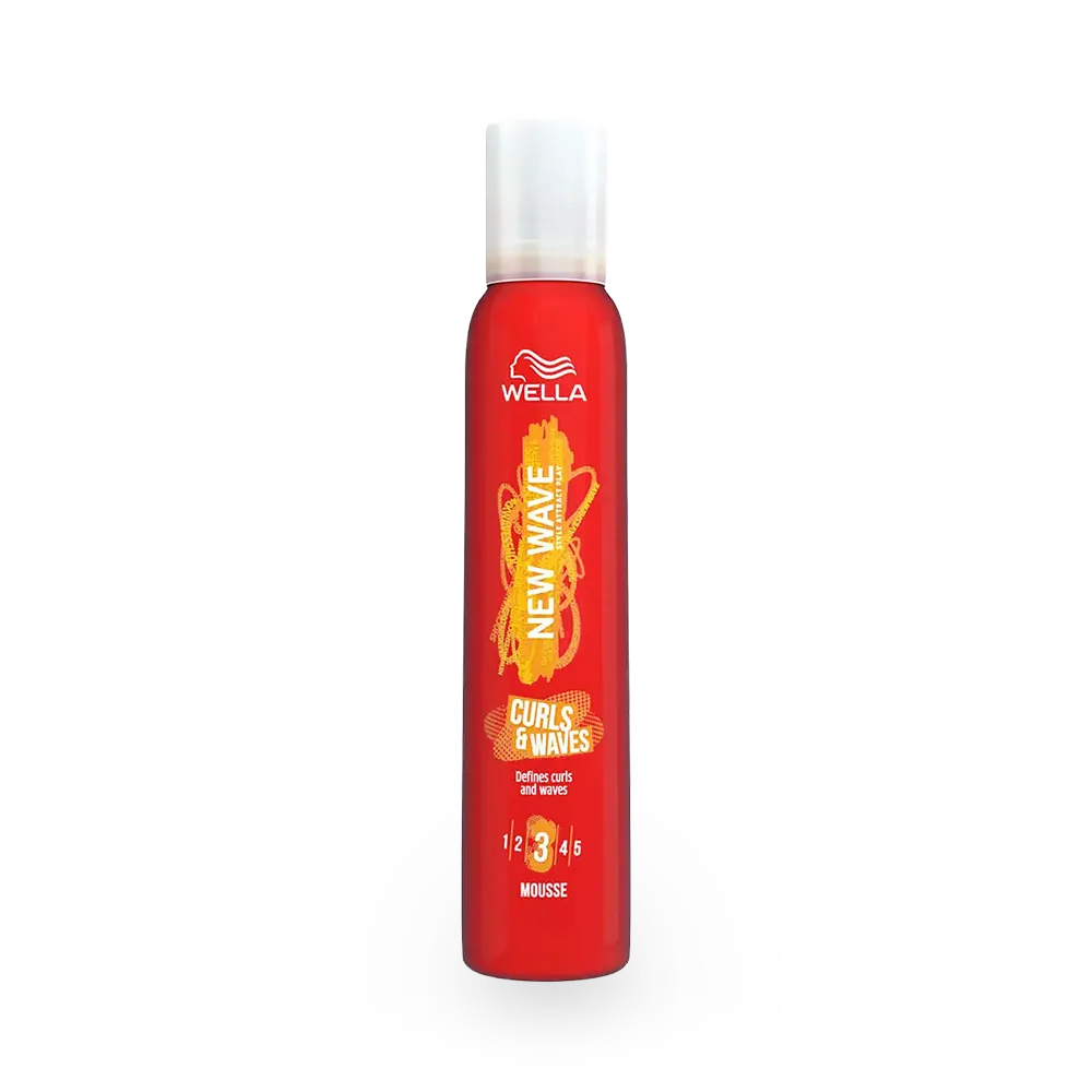 Wella New Wave Curls and Waves Hair Mousse - 200 ml thumbnail 1
