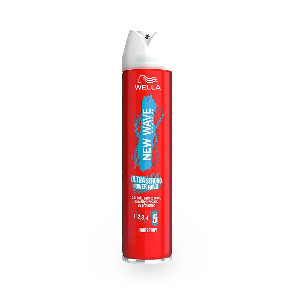 Wella New Wave Ultra Strong Power Hold Hairspray - 250 ml thumbnail 1
