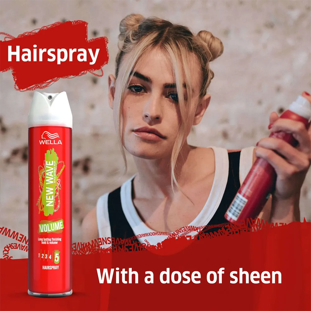 Wella New Wave Volume Hairspray - 250 ml thumbnail 3