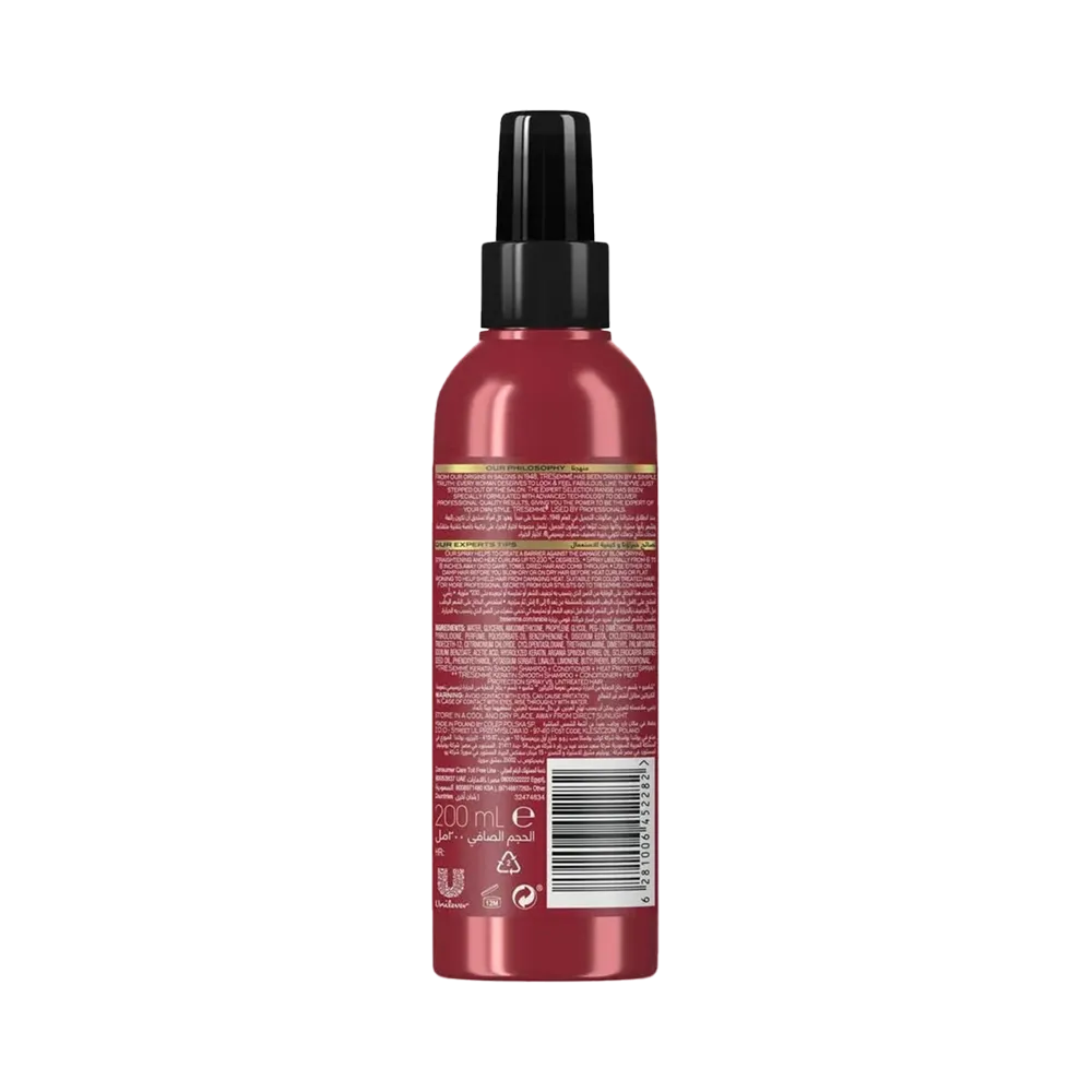 Tresemme Keratin Smoothing and Heat Protection Spray for Hair - 200 ml thumbnail 2