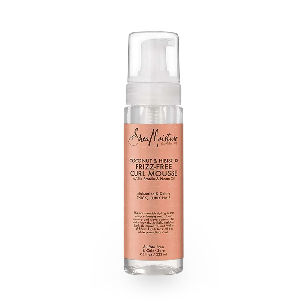 Shea Moisture Coconut & Hibiscus Frizz-Free Curl Mousse - 222 ml thumbnail 1