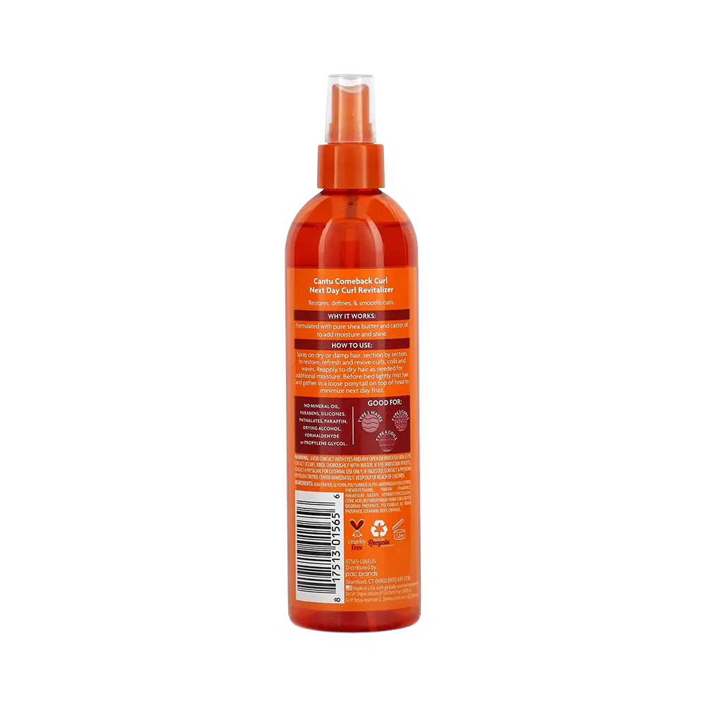 Cantu Comeback Curl Next Day Revitalizer - 355 ml thumbnail 2