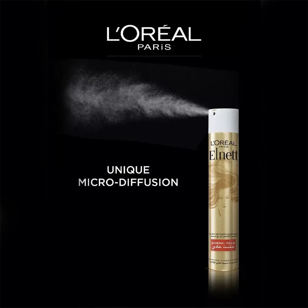 L'Oréal Paris Elnett Satin Normal Strength Hairspray - 200 ml thumbnail 3