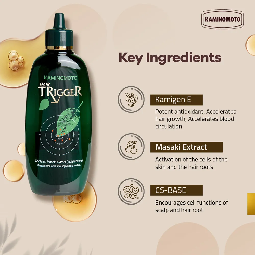 Kaminomoto Hair Growth Trigger - 180 ml thumbnail 3