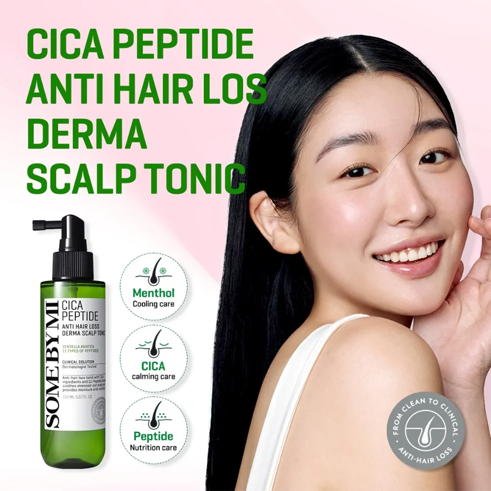 Some By MI Cica Peptide Anti Hair Loss Derma Scalp Tonic - 150 ml thumbnail 3