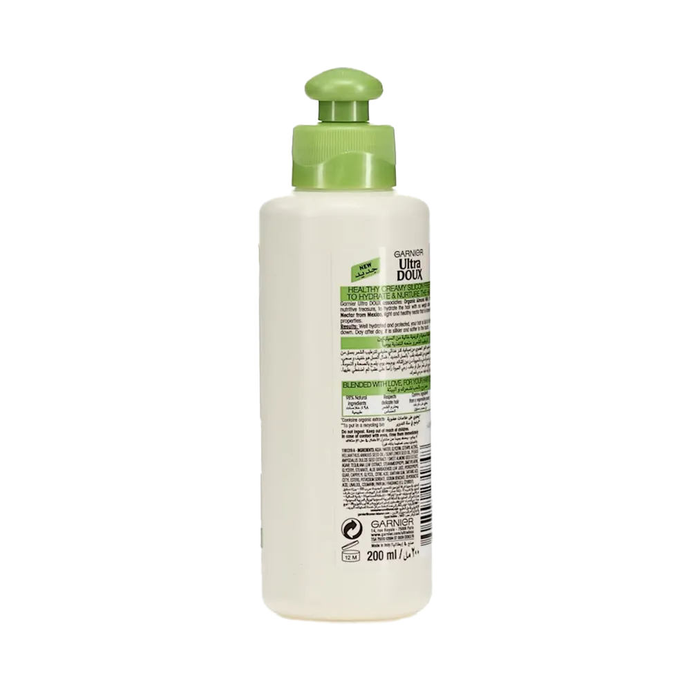 Garnier Ultra Doux Almond Milk Hydrating Leave-In Milk - 200 ml thumbnail 2