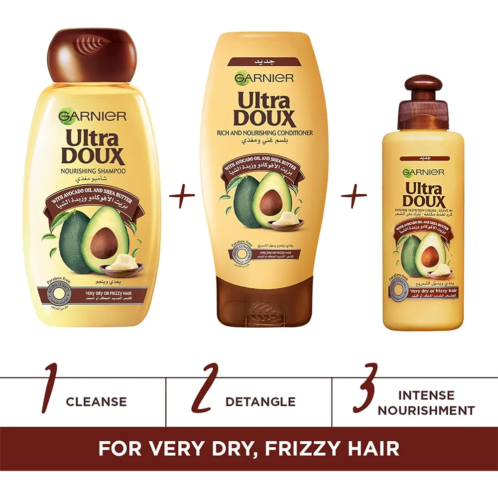 Garnier Ultra Doux Avocado & Shea Butter Leave-In - 200 ml thumbnail 2